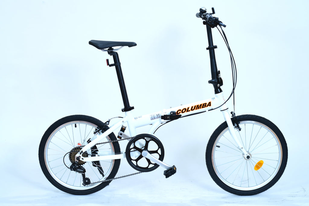 20" Alloy Folding Bike - White