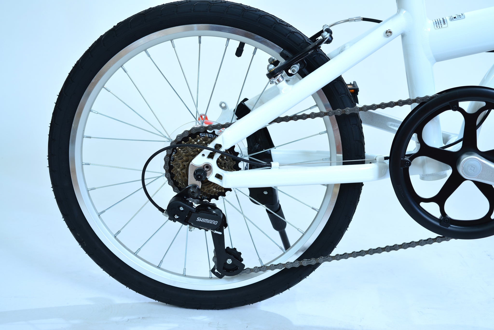 20" Alloy Folding Bike - White